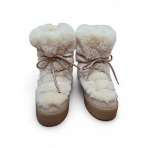 NEW H&M Padded Moon Snow Boots, Sz 8